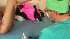 Blonde Teen Darling Examined By Hrony Gynecologist